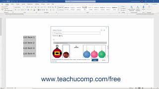 Word 2019 and 365 Tutorial Formatting Bullets and Numbering Microsoft Training