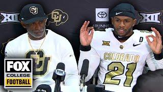 Postgame Interview: Deion Sanders & Shilo Sanders on Colorado’s DOMINANT win vs. Arizona