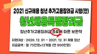 2021 청년채용특별장려금(청년추가고용장려금)