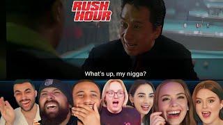 TOP "What's Up, my Nigga" Reactions! Rush Hour (1998) Movie Reaction *First Time Watching*