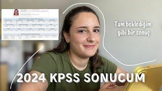 2024 KPSS Sonucum  Tam beklediğim gibi..