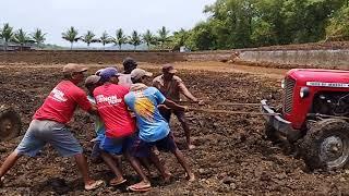 नाणार गावातील कोळंबी प्रकल्पाची पुर्व तयारी