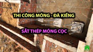 Cốt thép Đài Móng Cọc Đà Kiềng Nhà phố | Nhà Xanh Việt Nam
