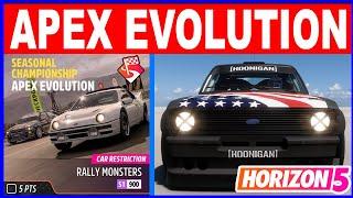 Forza Horizon 5 APEX EVOLUTION Seasonal Championship - Car Restriction Rally Monsters S1-900