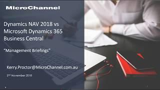 Microsoft Dynamics NAV vs Microsoft Dynamics 365 Business Central