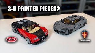 LEGO Bugatti Veyron & Koenigsegg Gemera Review #lego