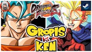 DBFZ Gropis vs Ken (Baby2, Cell, Trunks) vs (GogetaSSB, Vegito, A17) 1.38