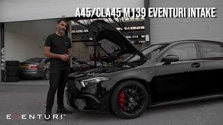 Mercedes A45/CLA45 M139 Eventuri intake - Carbon test fit and intake sounds!