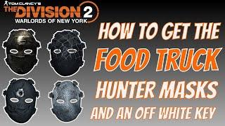 The Division 2 | How to get Lucky, Trip, Veil, and Paranoid Hunter Masks | Off White key