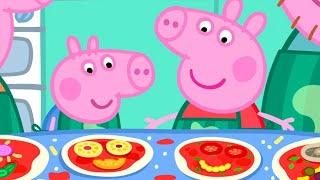 Making Funny Pizza Faces!  | Peppa Pig Official Full Episodes