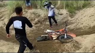 OUR FIRST MOTOCROSS RACE