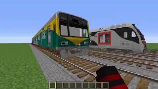 Real Train Mod Minecraft 1.7.10 (RTM) Корейские поезда