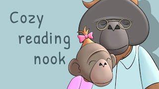 Cozy Reading Nook with Ambient Music (1 Hour)  |  Book in a Nook