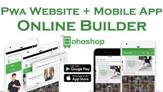 Readymade Ecommerce App | Online Store Builder Ohoshop builds eCommerce website, mobile app and PWA