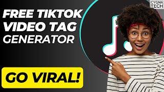 How To Generate Hashtags For TikTok Videos To Go Viral | FREE AI TikTok Video Hashtag Generator