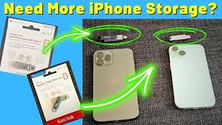 DIY: Sandisk iXpand USB - How to free up iPhone storage