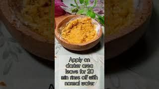 Bridal ubtan for Golden Glow | Turmeric glowing skin face pack glowing skin challenge home remedies