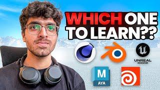 What is the BEST 3D Software? Blender vs Maya vs 3dsMax vs Cinema 4D vs Houdini vs UE5 (Urdu/Hindi)