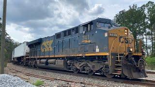 CSX ES44AC-H 741 Leads I032-01 at Callahan, FL