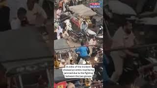 On Camera, Man Stabbed As Clash Breaks Out Between Two Gangs In Hyderabad #shorts