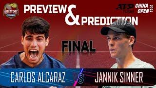 Alcaraz vs Sinner Preview & Prediction | ATP China Open 2024 Final