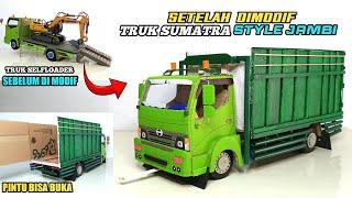 MODIF TRUK SELFLOADER JADI TRUK SUMATRA STYLE JAMBI || BISA OLENG