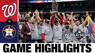 Nationals win 1st World Series with Game 7 comeback win! | Astros-Nationals MLB Highlights