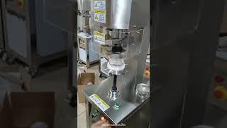 Semi automatic PET bottle jar seaming machine bottle can metal lid sealing machine