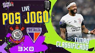 Pós jogo Corinthians 3x0 Fortaleza | React | Sulamericana