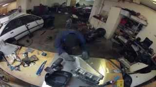 12 hours of welding aluminium.