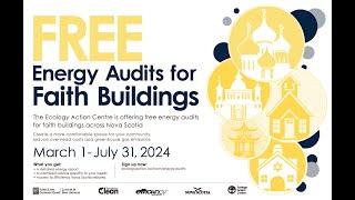 Free energy audits for faith buildings