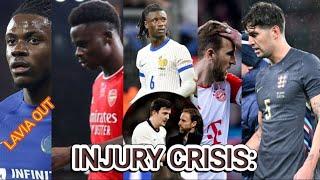 INJURY NEWS: Romeo Lavia Season Over | Camavinga,Saka,Robertson,John Stones, Maguire injury updates|