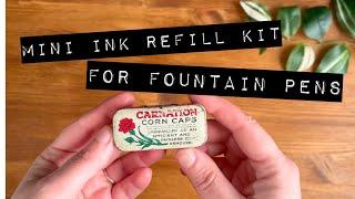 Mini Ink Refill Kit For Fountain Pens DIY