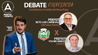 DEBATE DOS CANDIDATOS A PREFEITO DE NOVA PRATA