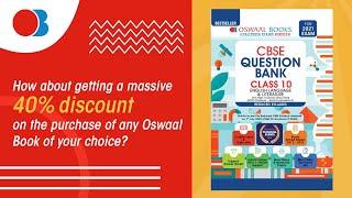 CBSE Question Bank Class 10 | Oswaal Books | CBSE Class 10 | Board Exams