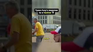 Old man tells Tyson Fury to his face that Anthony Joshua would beat him