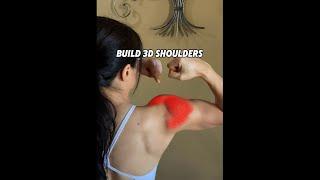 Build 3D shoulders with just a pair of dumbbells using these 3 exercises: