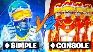 1 FASTEST SIMPLE EDITOR vs 4 CONSOLE PLAYERS!