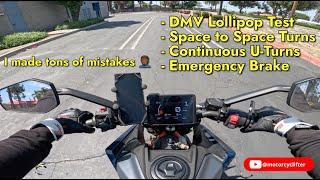 Beginner Motorcycle Slow Speed Maneuver Practice