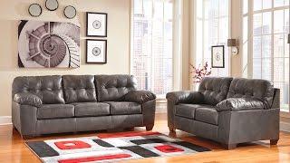 Furniture_ Gray Leather Couch Design Ideas