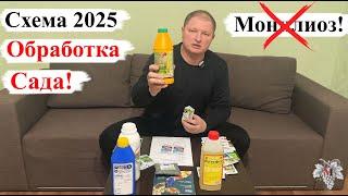 Схема ОБРАБОТКИ САДА! Защита ДЕРЕВЬЕВ от МОНИЛИОЗА! СЕЗОН 2025