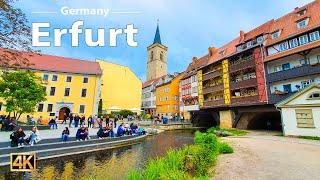 Erfurt, Germany  Amazing Spring Walk 2023 ️ 4K Walking Tour