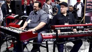 Nord at NAMM Show 2015 - Robi Botos, Joey DeFrancesco, Rachel Flowers