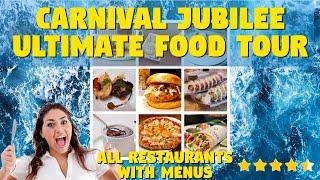 Carnival Jubilee Food Tour 2024 || RESTAURANTS WITH ALL MENUS