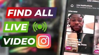 How To Find All Live Videos On Instagram 2024