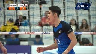 [프로배구] LIG손해보험 : 현대캐피탈 MVP 문성민 (01.28)