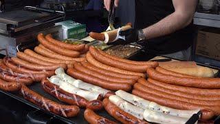 The Street Food Market of Notting Hill and Portobello Road, London