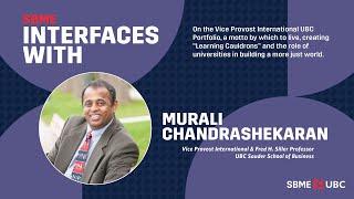 SBME Interfaces with Murali Chandrashekaran