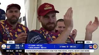 Group B, Match 1 - ACT vs NCC | Highlights | European Cricket League 2025 | 27 Feb 2025 | ECL25.015