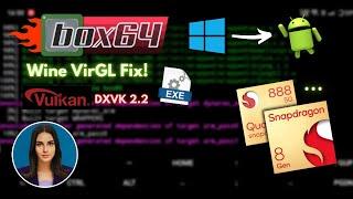 Box64Droid PC Emulator Full Setup | DXVK 64Bit Drivers [Termux]